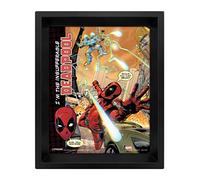 Pyramid International Deadpool 3D Lenticular Poster, Multi-Colour, 10 x 8 x 1.3 cm