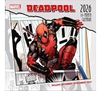 Pyramid International DEADPOOL (Breakout Edition) 2026 Square Wall Calendar - Official 16-Month Marvel Comics Calendar with Humorous Art - Superhero Gift for Comic & Movie Fans