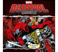 Pyramid International Deadpool Calendar Calendar Book Pyramid International Multicolor