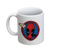 Pyramid International Deadpool (MERC with A Mouth) White 11Oz Mug - 10Oz / 315Ml Ceramic Mug - One Size