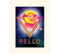 Pyramid International Despicable Me 3 (80's Bello) -Mounted Print Memorabilia 30 x 40cm, Paper, Multicoloured, 30 x 40 x 1.3 cm