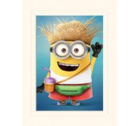 Pyramid International Despicable Me 3 (Holiday Minion) -Mounted Print Memorabilia 30 x 40cm, Paper, Multicoloured, 30 x 40 x 1.3 cm