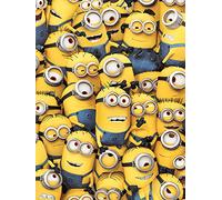 Pyramid International "Despicable Me Many Minions Canvas Print, Multi-Colour, 30 x 40 x 1.3 cm