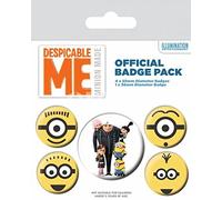 Pyramid International Despicable Me (Minions) -Badge 10 x 12.5cm, Multi-Colour, 10 x 12.5 x 1.3 cm