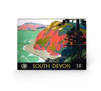 Pyramid International Devon 4 Wood Print, Multi-Colour, 40 x 59 cm