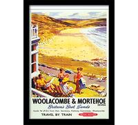 Pyramid International Devon (8)" Framed Print Memorabilia, Multi-Colour, 30 x 40 x 1.3 cm