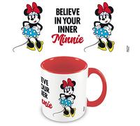 Pyramid International Disney Minnie Mouse Mug (Believe Design) 11oz Ceramic Mug - Official Merchandise, Red