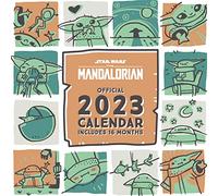 Disney Star Wars The Mandalorian Child Calendar 2023 - Month to a View Planner 30cm x 30cm - Official Merchandise
