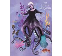 Pyramid International Disney The Little Mermaid Canvas (Ursula Under the Sea Design) Large Canvas 60cm x 80cm, Wall Pictures for Men, Women and Kids - Official Merchandise