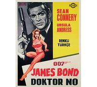 Pyramid International "Doctor No James Bond Canvas Print, Multi-Colour, 60 x 80 x 1.3 cm
