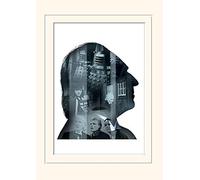 Pyramid International Doctor Who Hartnell Mounted Print Memorabilia, Multi-Colour, 30 x 40 x 1.3 cm