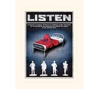 Pyramid International Doctor Who (Listen) -Mounted Print Memorabilia 30 x 40cm, Paper, Multicoloured, 30 x 40 x 1.3 cm