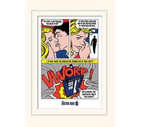 Pyramid International Doctor Who Pop Art Mounted Print Memorabilia, Multi-Colour, 30 x 40 x 1.3 cm