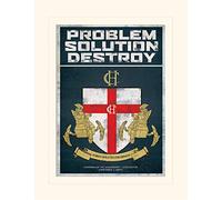 Pyramid International Doctor Who Problem, Solution Mounted Print Memorabilia, Multi-Colour, 30 x 40 x 1.3 cm