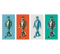 Pyramid International "Doctor Who Walking Cyberman Canvas Print, Multi-Colour, 50 x 100 x 1.3 cm