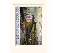 Pyramid International Downland Rambles Mounted Print Memorabilia, Multi-Colour, 30 x 40 x 1.3 cm