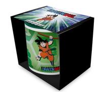 Pyramid International Dragon Ball (Goku Jump) Dark Green Coloured Inner Mug, 315ml / 11oz Ceramic Mug, Officially Licensed Drinkware, Premium Coffee Cup for Fans & Collectors
