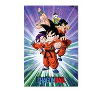 Pyramid International Dragon Ball Poster | Son Goku & Fighters Group | Nostalgic First Series Poster | Anime Wall Poster | Approx 61 x 91.5 cm