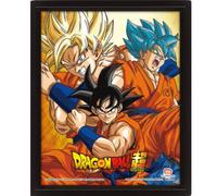 Pyramid International - Dragon Ball Super - Friends or Rivals - 3D Lenticular Poster (26 x 20 cm) - Wall Art Poster - Living Room