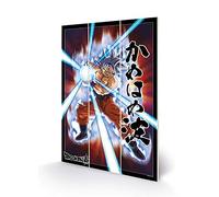 Pyramid International Dragon Ball Super Wooden Print (Mastered Ultra Instinct), 20cm x 29.5cm - Official Merchandise