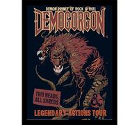 Pyramid International Dungeons And Dragons (Demogorgon) Collector Print 40cm x 30cm Collector Print, Officially Licensed Wall Art, Premium Decorative Artwork for Fans & Collectors