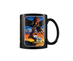 Pyramid International Dungeons & Dragons Dragon Slayer Design 11oz Ceramic Black Coffee Mug - Official D&D Merchandise