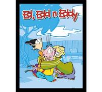 Pyramid International Ed,Edd N' Eddy Collector Print (Framed) - Collector Print Poster (Framed) - Wall Art for Fans - Official Merchandise - One Size