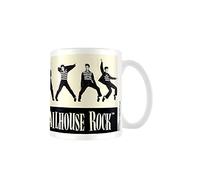 Pyramid International Ceramic Coffee Mug – Elvis Presley (Jailhouse Rock) 11oz – Official White