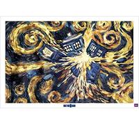Pyramid International Exploding Tardis Maxi Poster, Multi-Colour, 61 x 91.5 cm