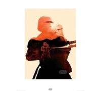 Pyramid International "Flametrooper Tri Star Wars Episode VII Art Print, Multi-Colour, 60 x 80 x 1.3 cm