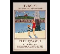 Pyramid International "Fleetwood (1)" Framed Print Memorabilia, Multi-Colour, 30 x 40 cm