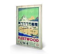 Pyramid International Fleetwood 2 Wood Print, Multi-Colour, 40 x 59 cm
