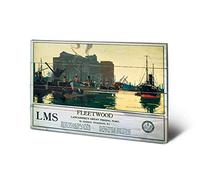 Pyramid International Fleetwood 3 Wood Print, Multi-Colour, 40 x 59 cm