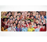 Pyramid International Football Legends XXL Desk Mat - 90cm x 40cm / 36" x 16" Desktop Mat Featuring Iconic Players from Football History