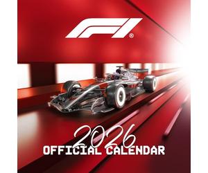 Pyramid International FORMULA 1 2026 Square Wall Calendar - Official 16-Month F1 Racing Calendar Featuring Cars, Tracks & Champions - Gift for Motorsport Fans & Racing Enthusiasts