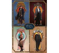 Pyramid International Framed Cast Maxi Poster, Wood, Multi-Colour, 91.5 x 61 x 0.02 cm