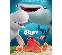 Pyramid International "Friend Group Finding Dory Canvas Print, Multi-Colour, 60 x 80 x 1.3 cm