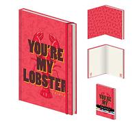 Pyramid International Friends Notebook (You're My Lobster Design) A5 Writing Pad, 240 Lined Pages, Friends Merchandise Gifts Note Book - Official Merchandise
