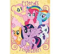 Pyramid International Friends Together 60 x 80cm Canvas Print, Cotton Blend, Multi-Colour, 60 x 80 x 3.2 cm