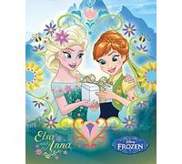 Pyramid International Frozen Fever (Anna & Elsa Frame) -Mini Poster 40 x 50cm, Plastic/Glass, Multi-Colour, 40 x 50 x 1.3 cm