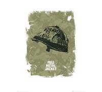 Pyramid International Full Metal Jacket (Helmet) -Art Print 60 x 80cm, Paper, Multi-Colour, 40 x 59 x 1.3 cm