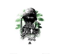 Pyramid International Full Metal Jacket (World of Shit) -Art Print 60 x 80cm, Paper, Multicoloured, 60 x 80 x 1.3 cm