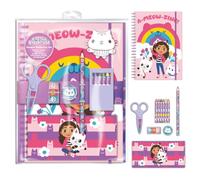 Pyramid International Gabby’s Dollhouse A4 Bumper Stationery Set, A-Meow-Zing, Includes, Pencils, Croyons & More, Official Licensed Merchandise