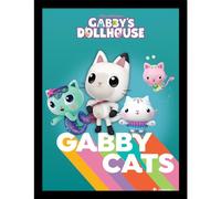 Pyramid International Gabby'S Dollhouse (Gabbys Cats) Collector Print, Premium Collector Print 40x30cm, Officially Licensed, Ideal for Bedroom, Gaming Room or Office Décor