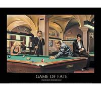 Pyramid International Game of Fate, Chris Consani Art Print, Multi-Colour, 60 x 80 cm