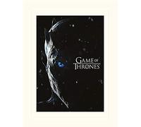 Pyramid International Game of Thrones The Night King Mounted Print Memorabilia, Multi-Colour, 30 x 40 x 1.3 cm