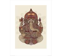 Pyramid International "Ganesha Valentina Ramos Art Print, Multi-Colour, 60 x 80 x 1.3 cm