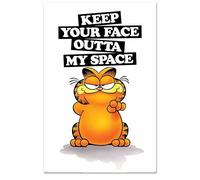Pyramid International Garfield Poster Keep Your Face Outta My Space Funny Poster Iconic Wall Decoration 61 x 91.5 cm
