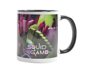 Pyramid International Genuine Squid Game Crazy Stairs 11oz Mug Coloured Inner Ceramic Mug