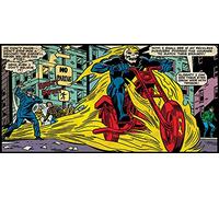 Pyramid International "Ghost Rider Canvas Print, Multi-Colour, 50 x 100 x 1.3 cm